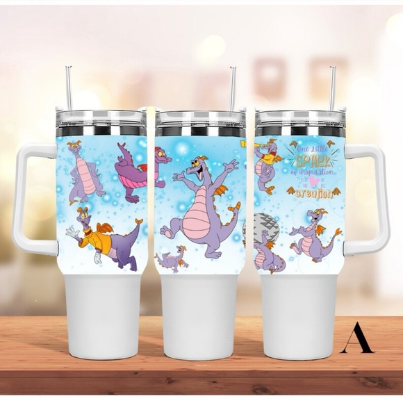 40 oz Tumbler Disney Figment the dragon of Your Imagination...